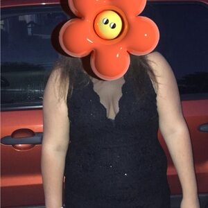 Elegant Black Lace Dress